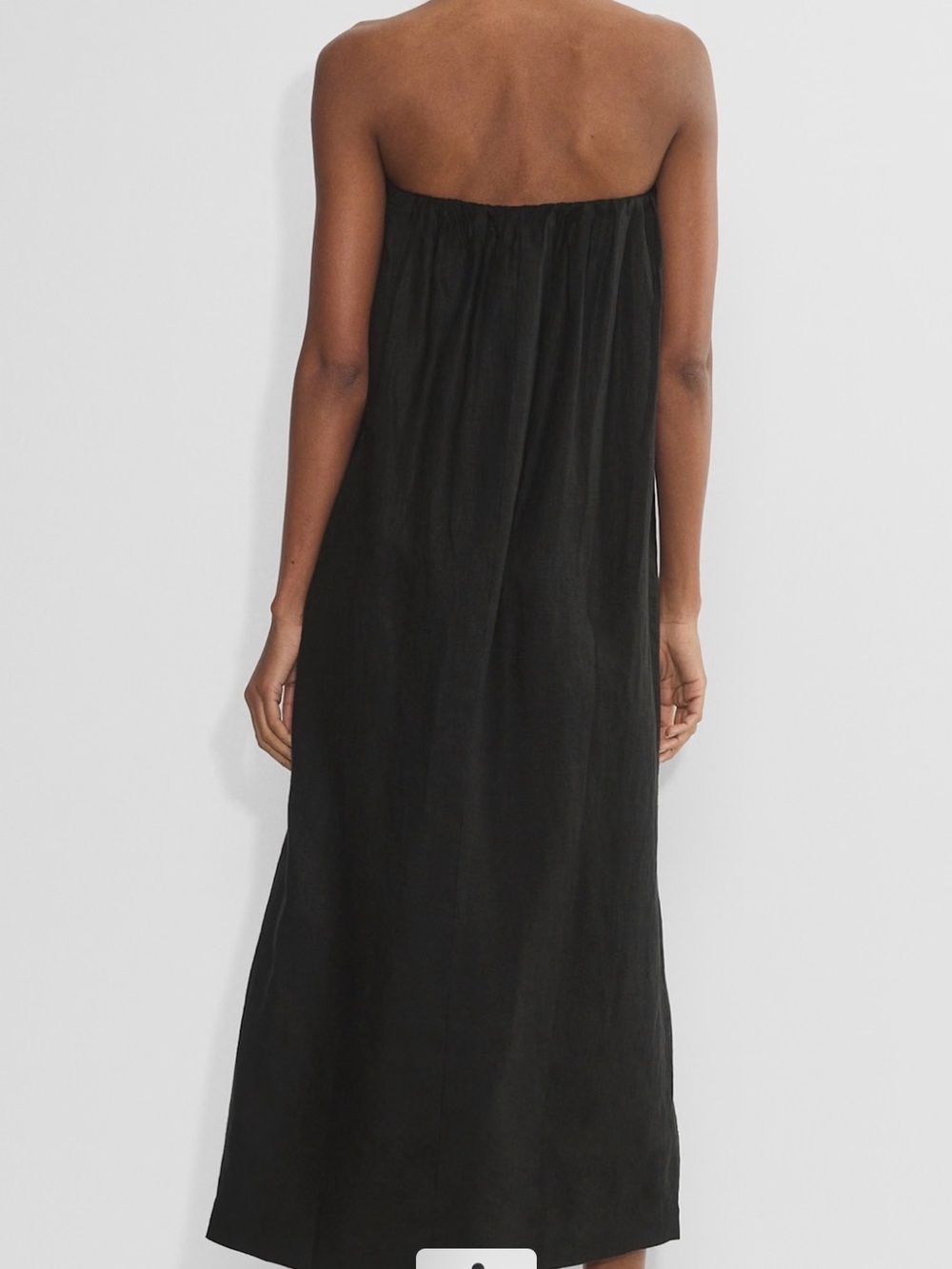 Aritzia Black Strapless Maxi Dress - Picture 3 of 4